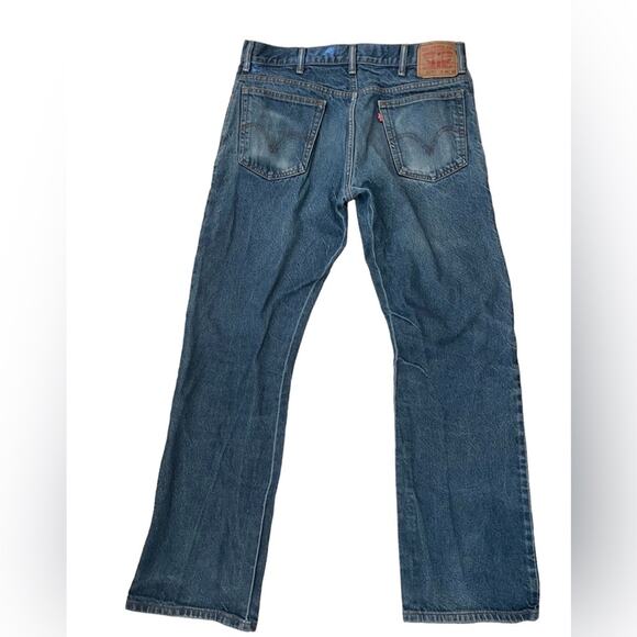 VTG Levi’s 517 bootcut cotton relaxed jeans size 36x32 - Picture 1 of 9